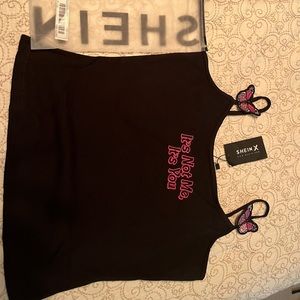 Shein lz large cropped tank